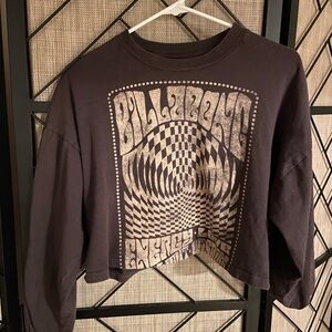 Billabong long sleeve crop top